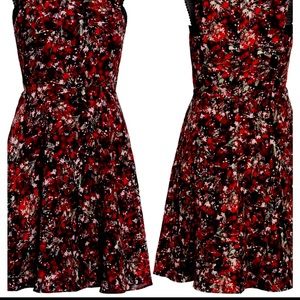 REISS Louise Floral Sleeveless Dress size 6